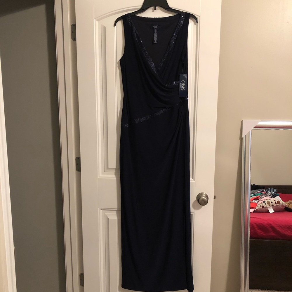 Chaps Evening Maxi Dress - Picture 1 of 3